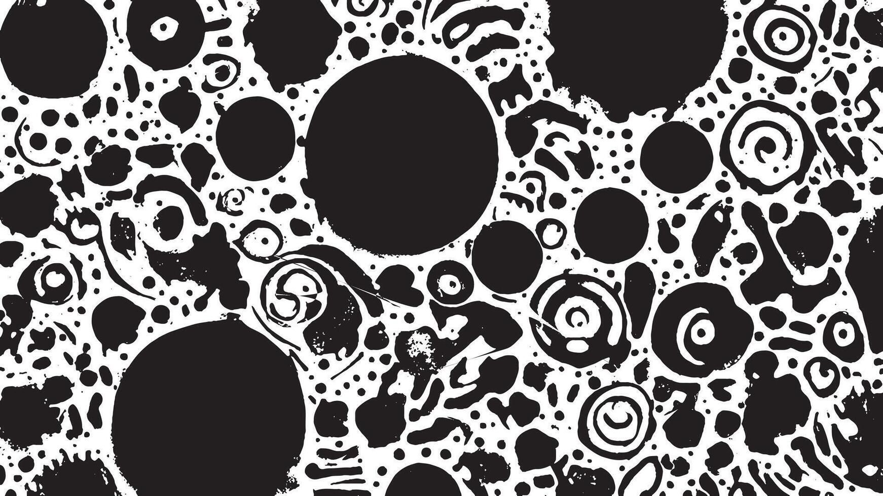 Black Grunge Style Texture on White Background for Creative Overlays vector