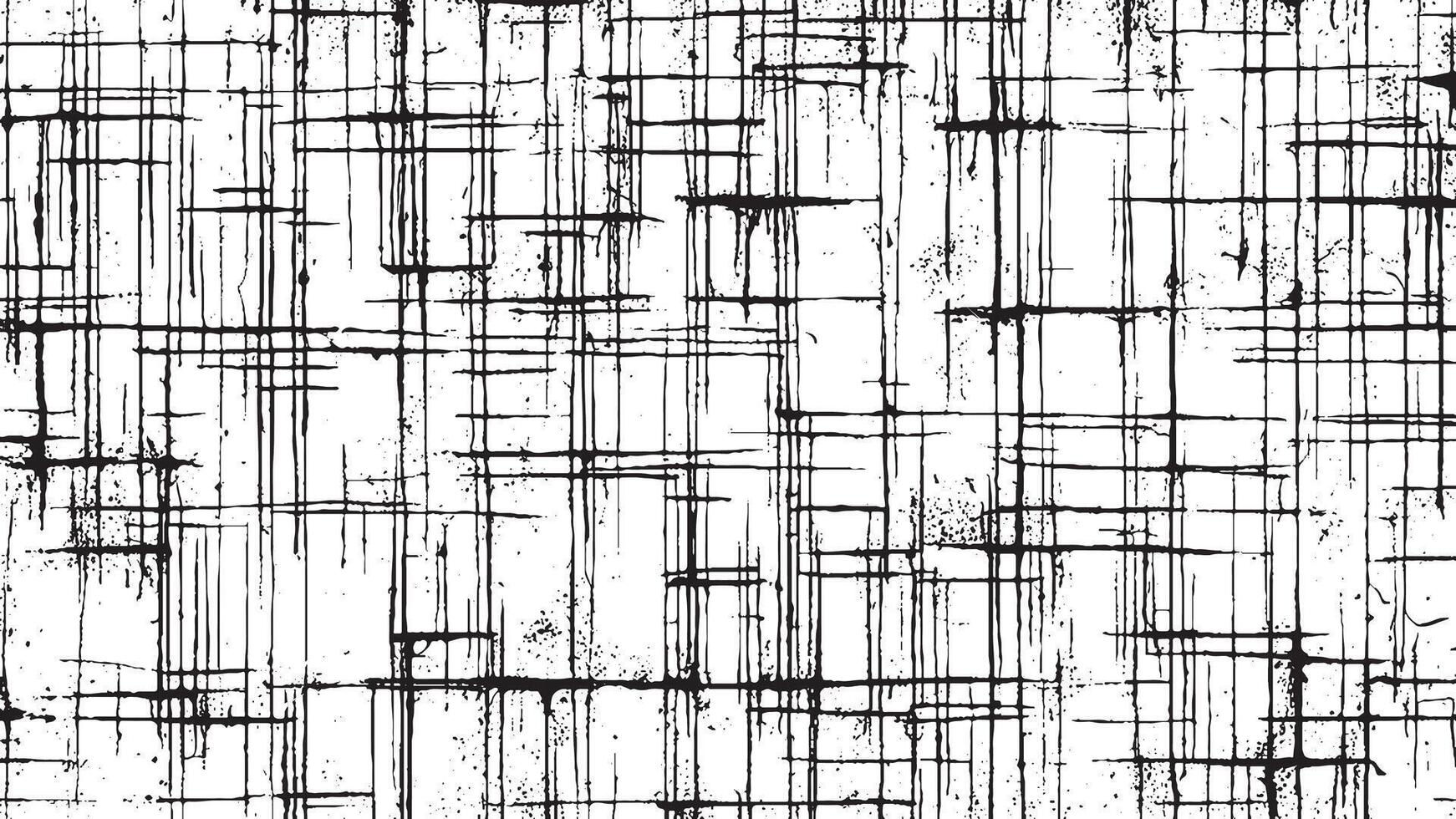 Black Grunge Style Texture on White Background for Creative Overlays vector