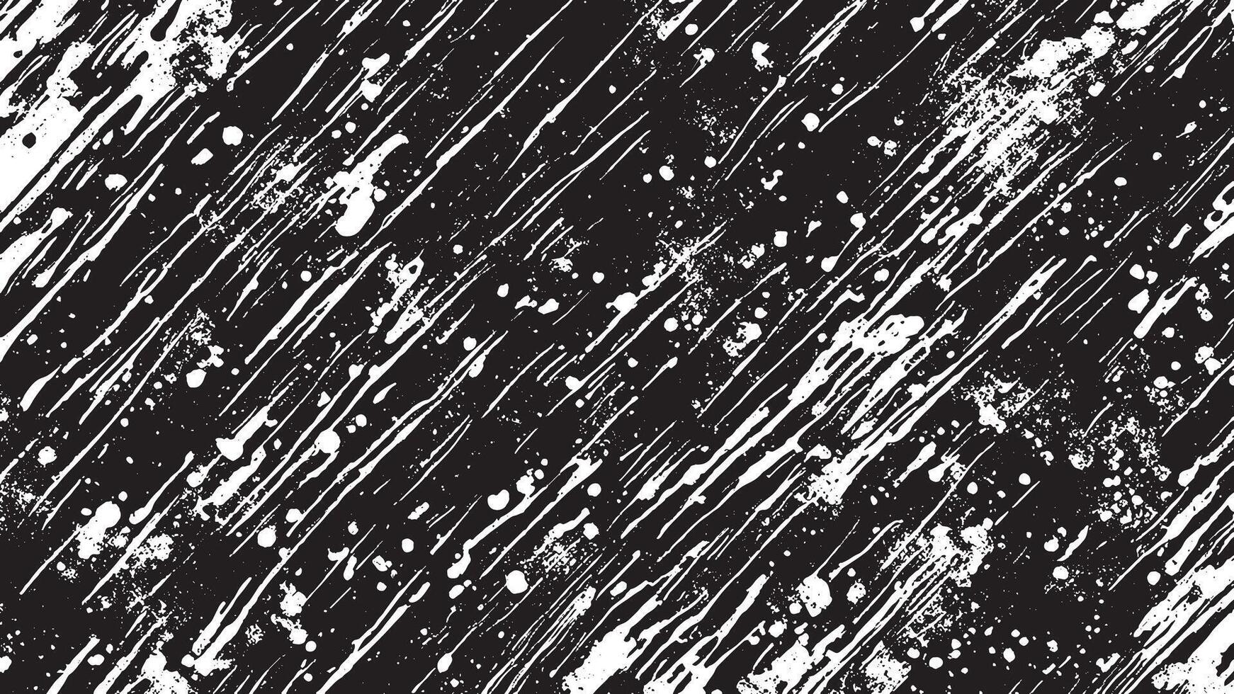 Black Monochrome Grunge Texture on White Background for Background Art vector
