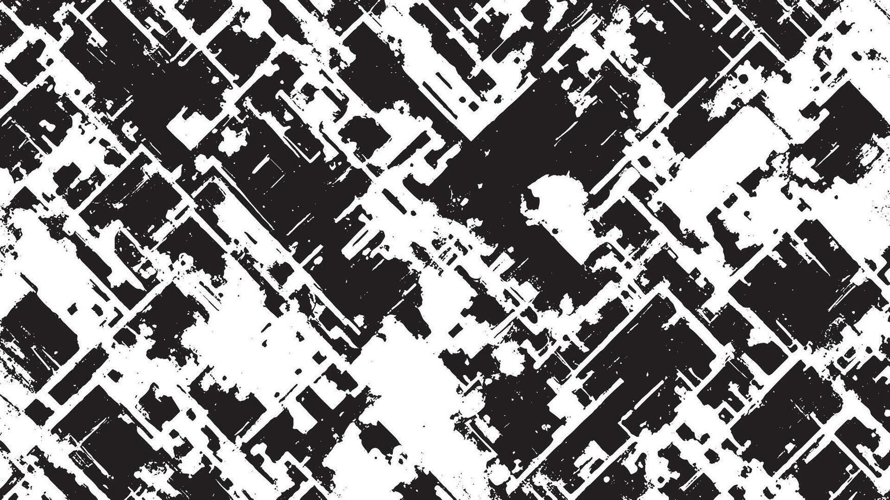 Black Grunge Style Texture on White Background for Creative Overlays vector