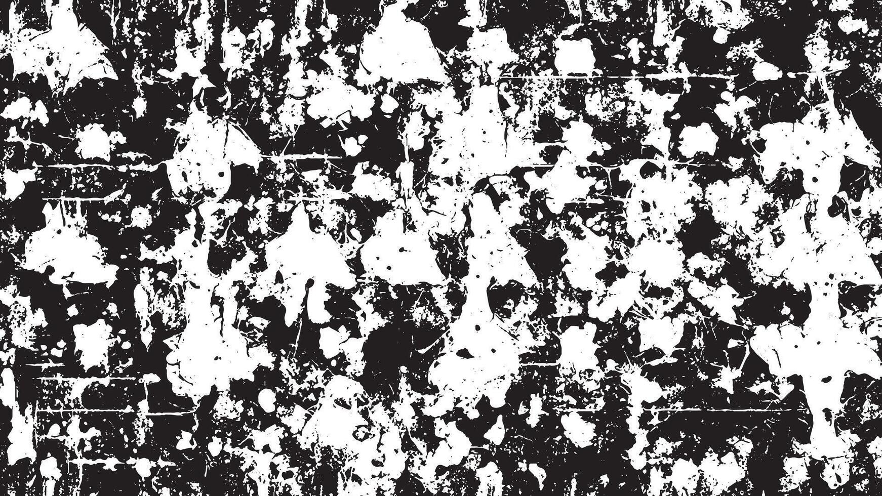 Black Grunge Style Texture on White Background for Creative Overlays vector