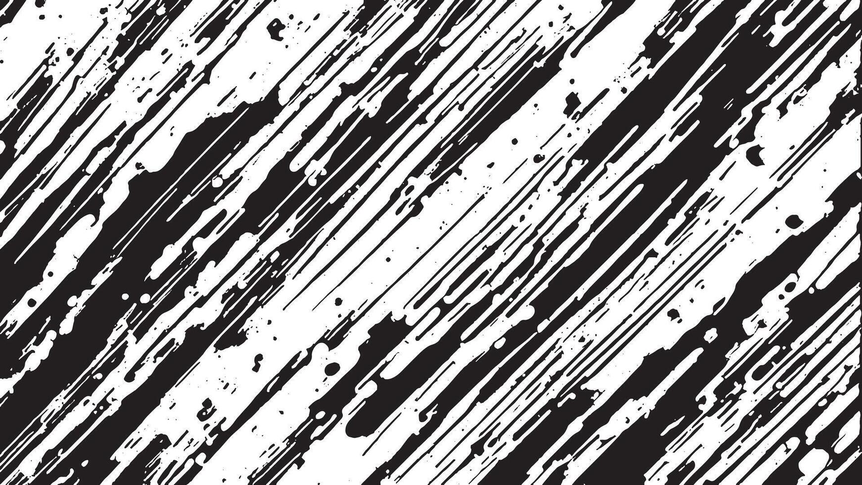 Black Monochrome Grunge Texture on White Background for Background Art vector