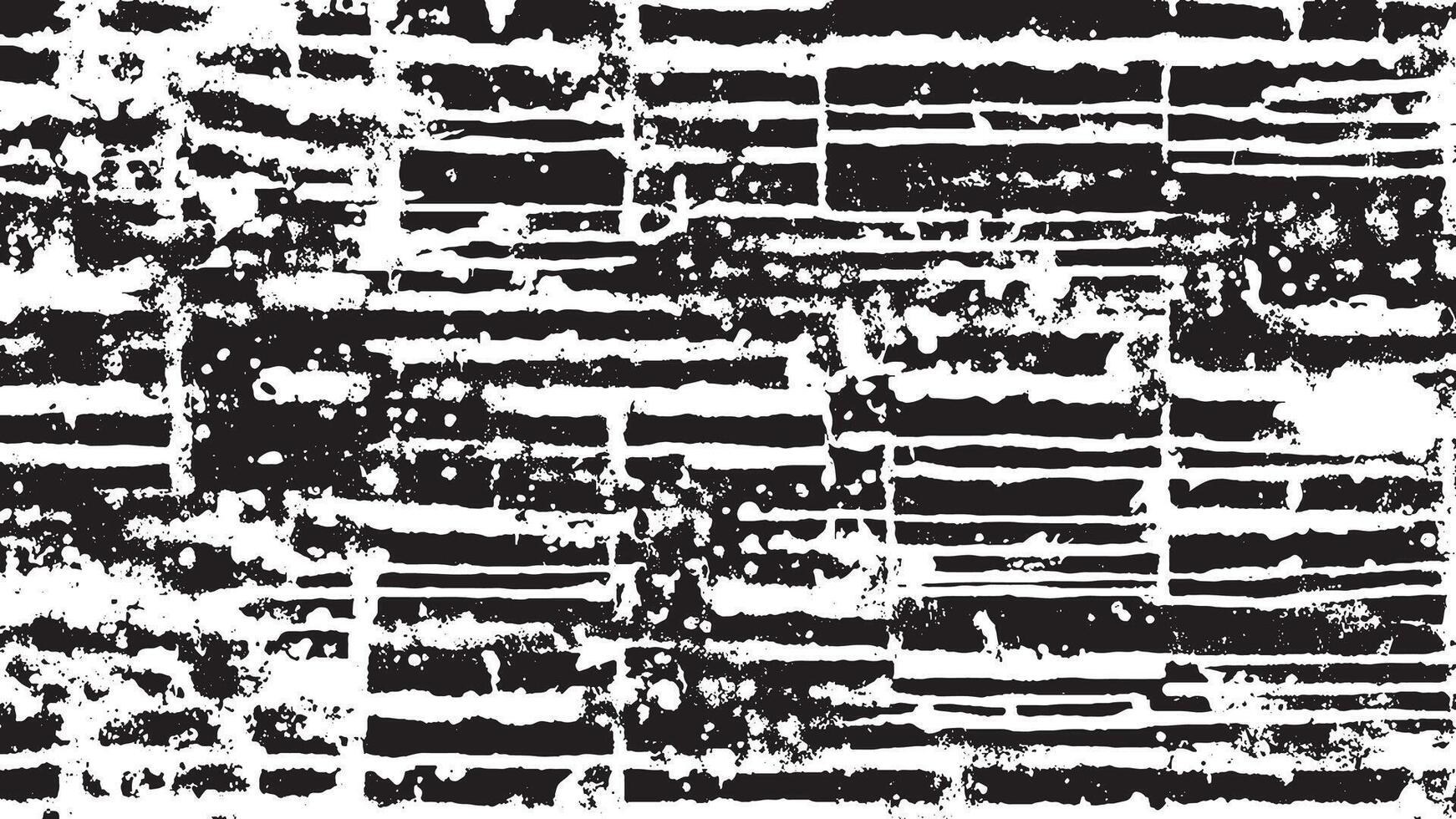 Black Monochrome Grunge Texture on White Background for Background Art vector