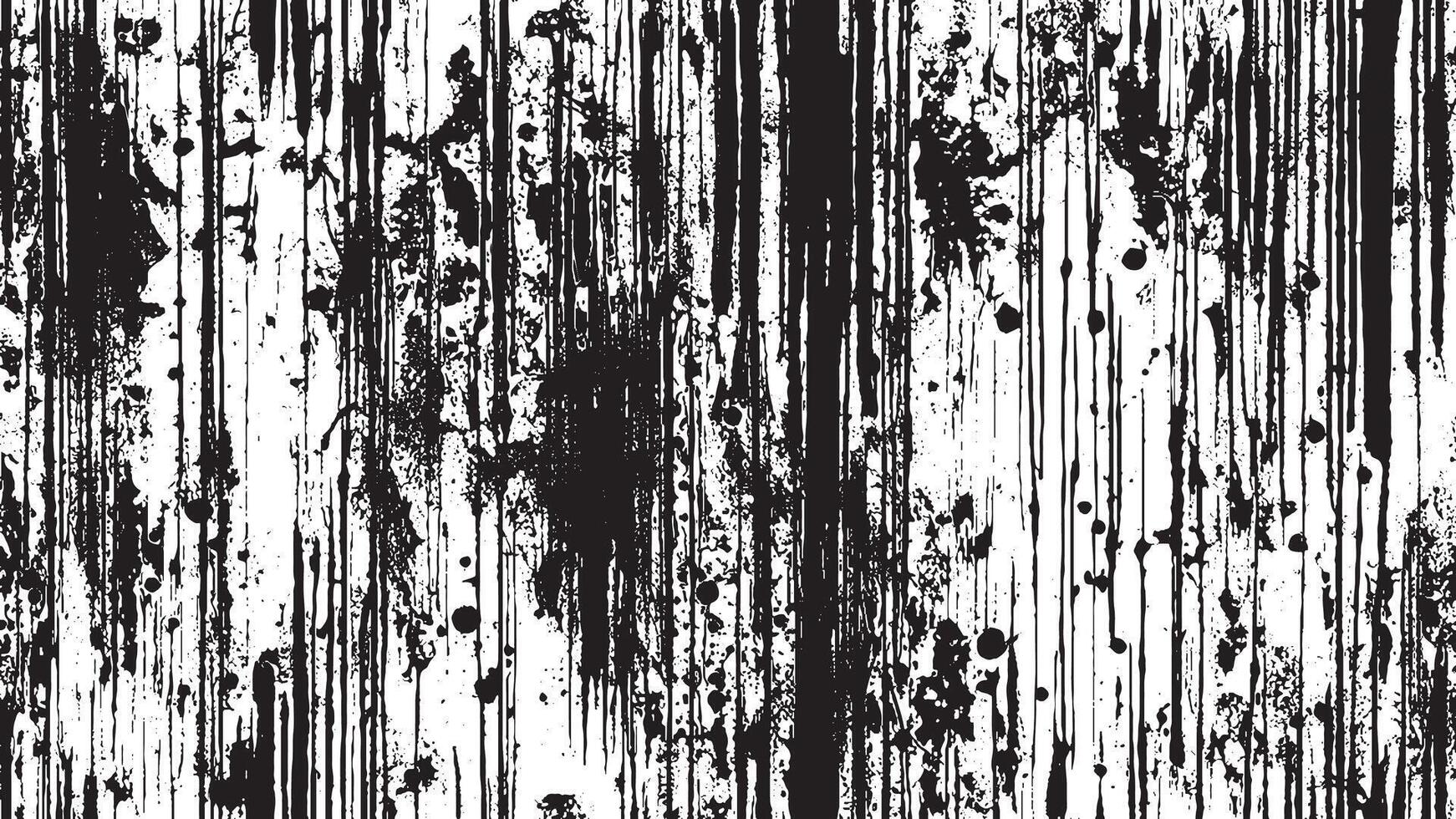 Black Grunge Style Texture on White Background for Creative Overlays vector