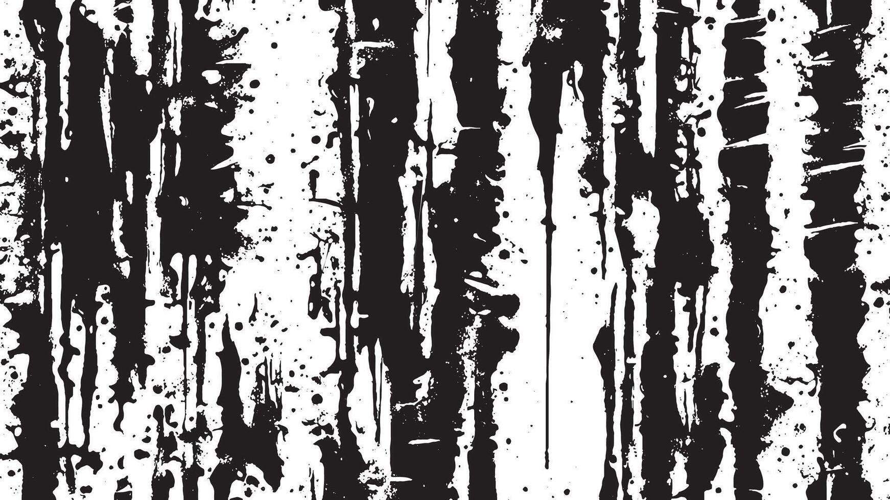 Black Grunge Style Texture on White Background for Creative Overlays vector