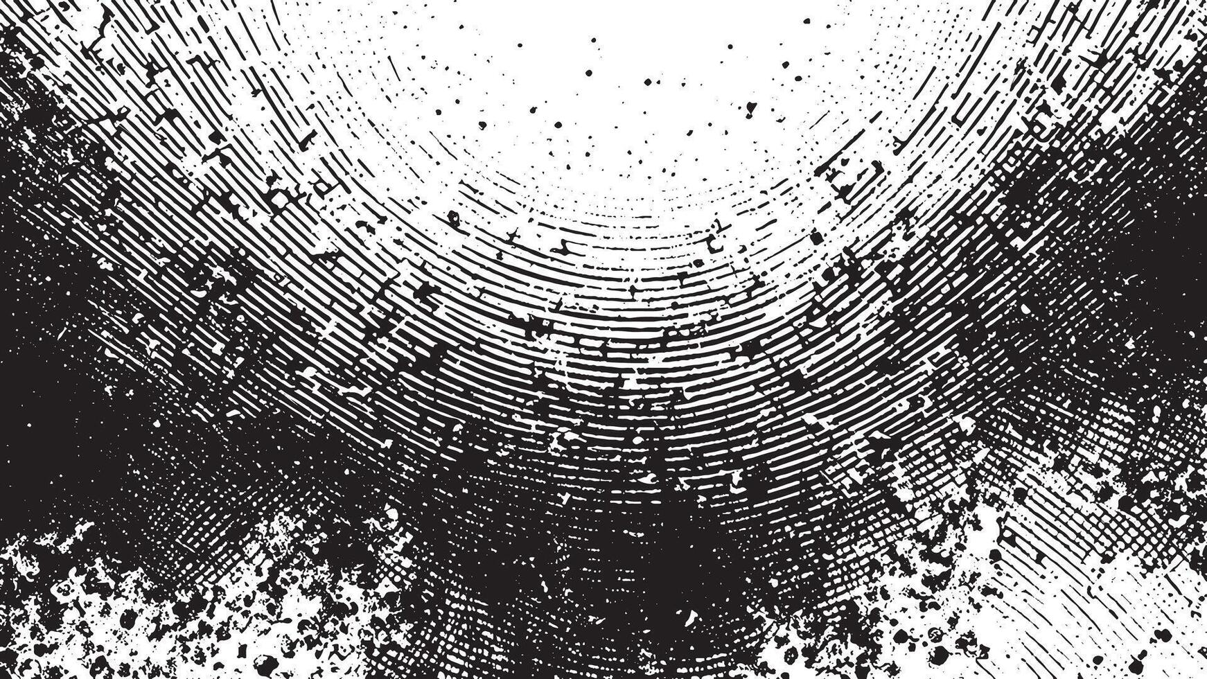 Abstract Black Grunge Texture on White Background for Overlay Designs vector