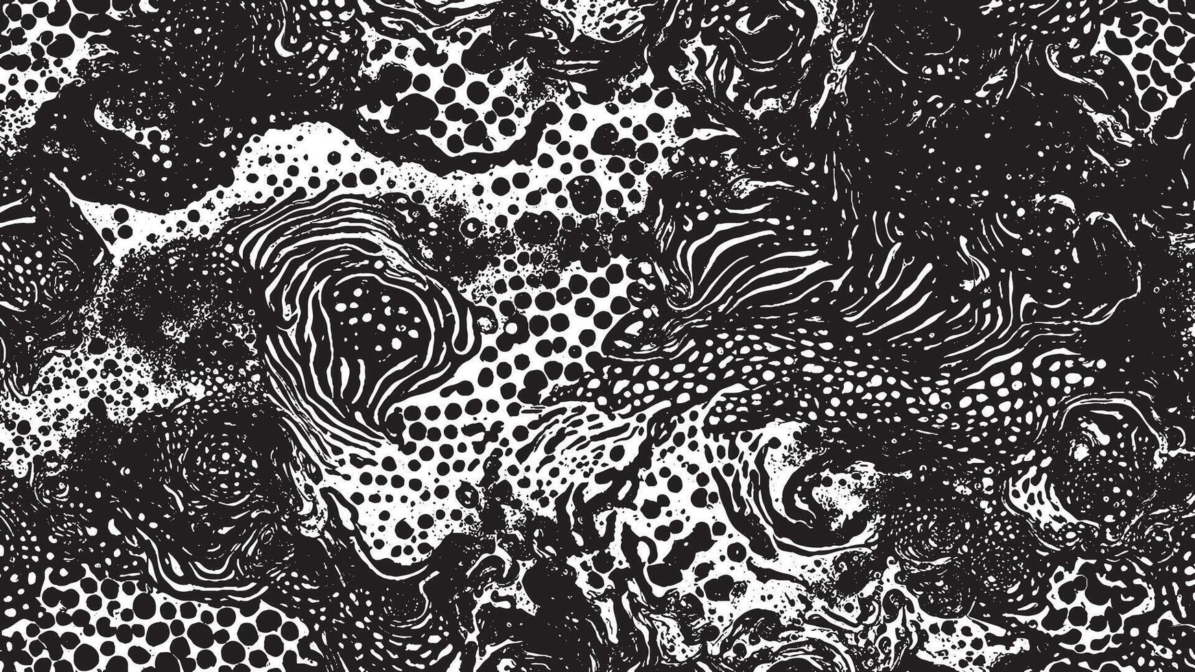 Abstract Black Grunge Texture on White Background for Overlay Designs vector
