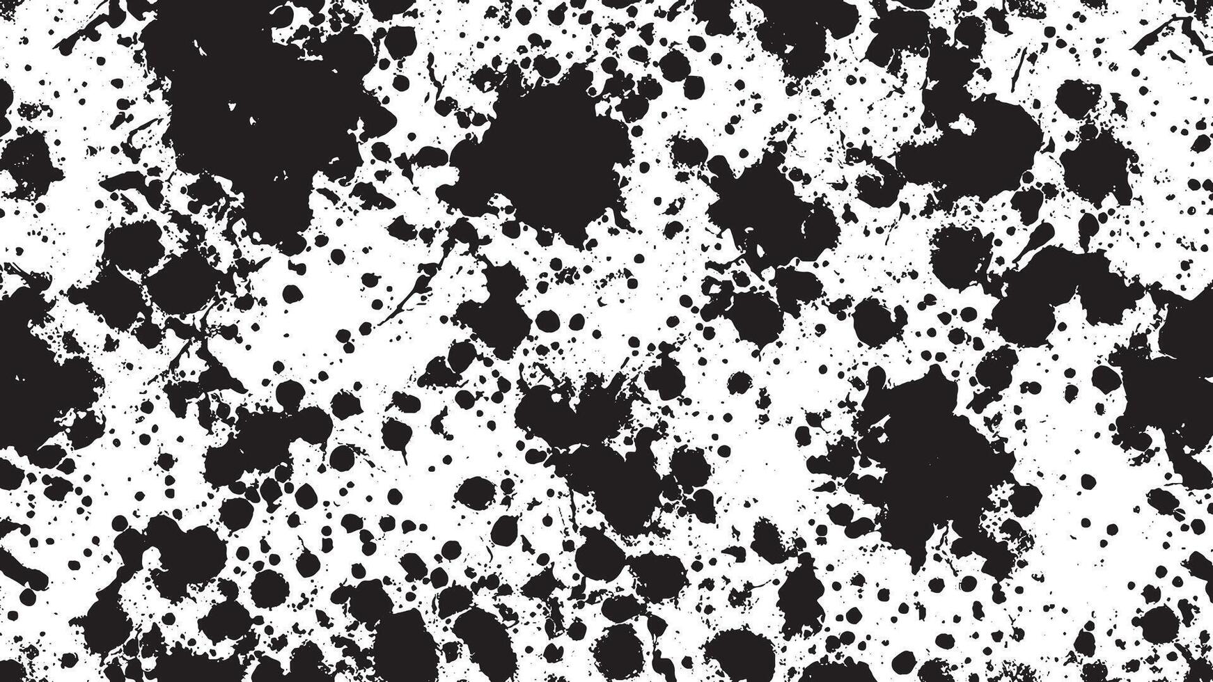 Black Monochrome Grunge Texture on White Background for Background Art vector