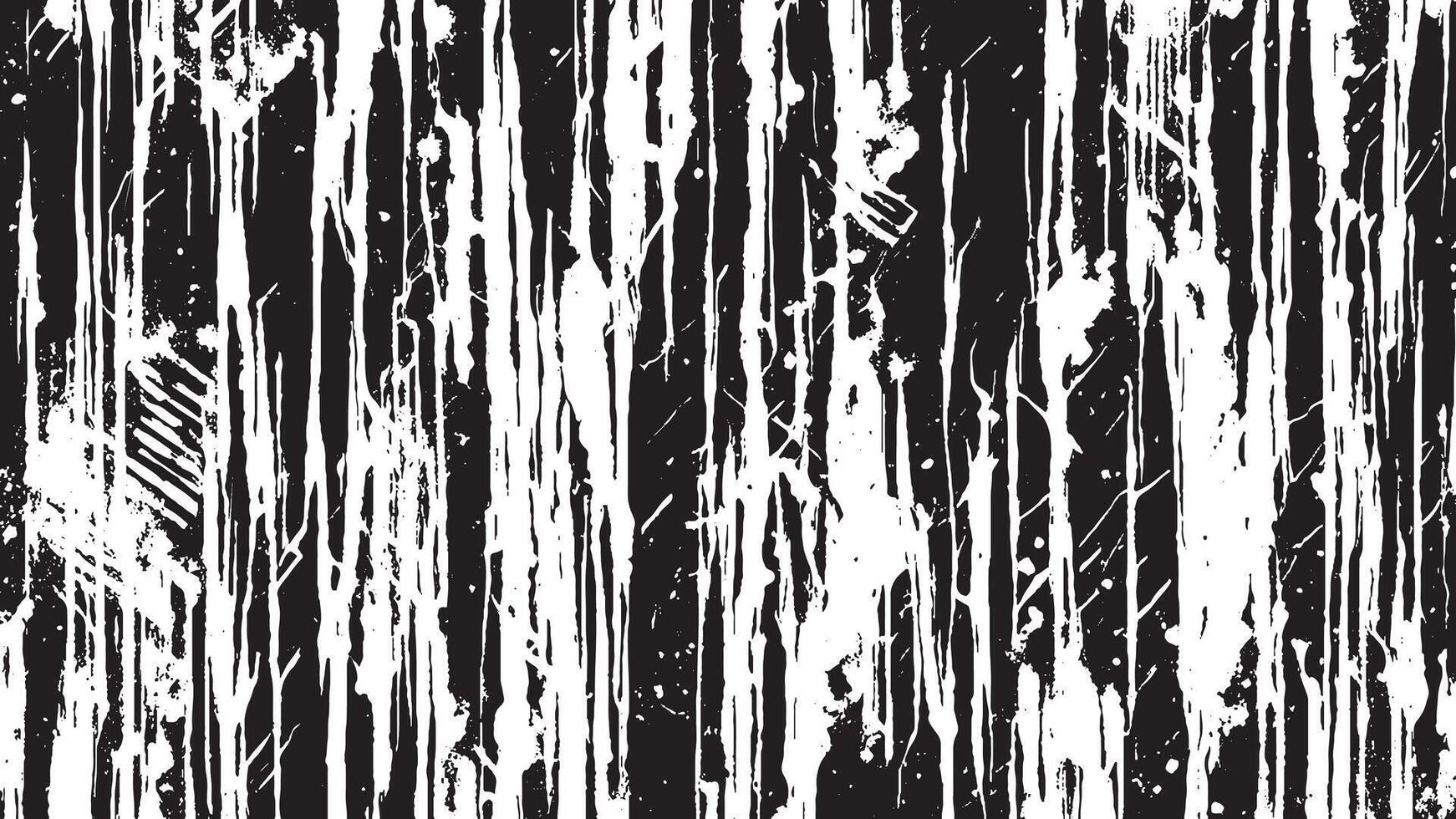 Abstract Black Grunge Texture on White Background for Overlay Designs vector
