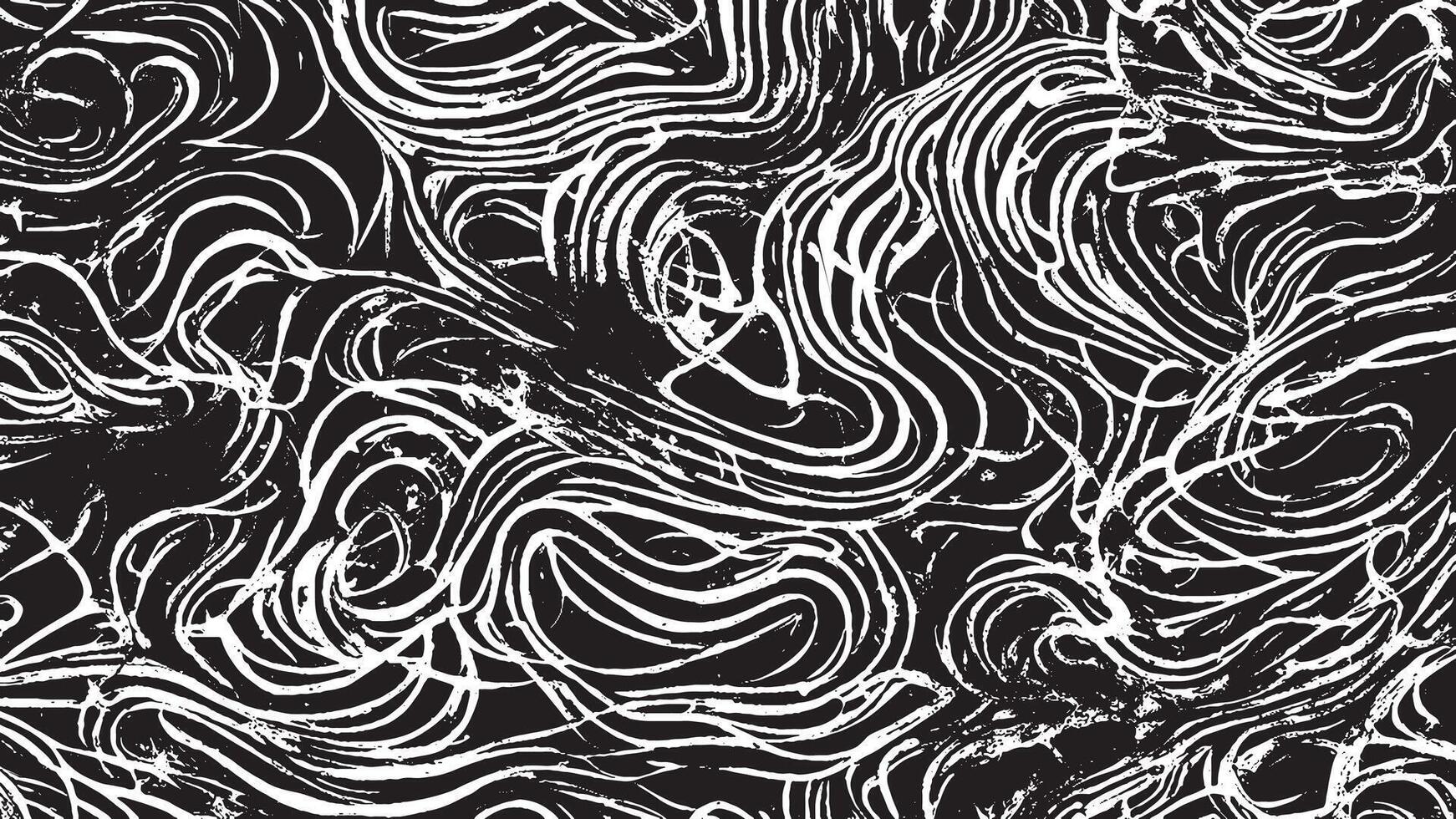 Abstract Black Grunge Texture on White Background for Overlay Designs vector