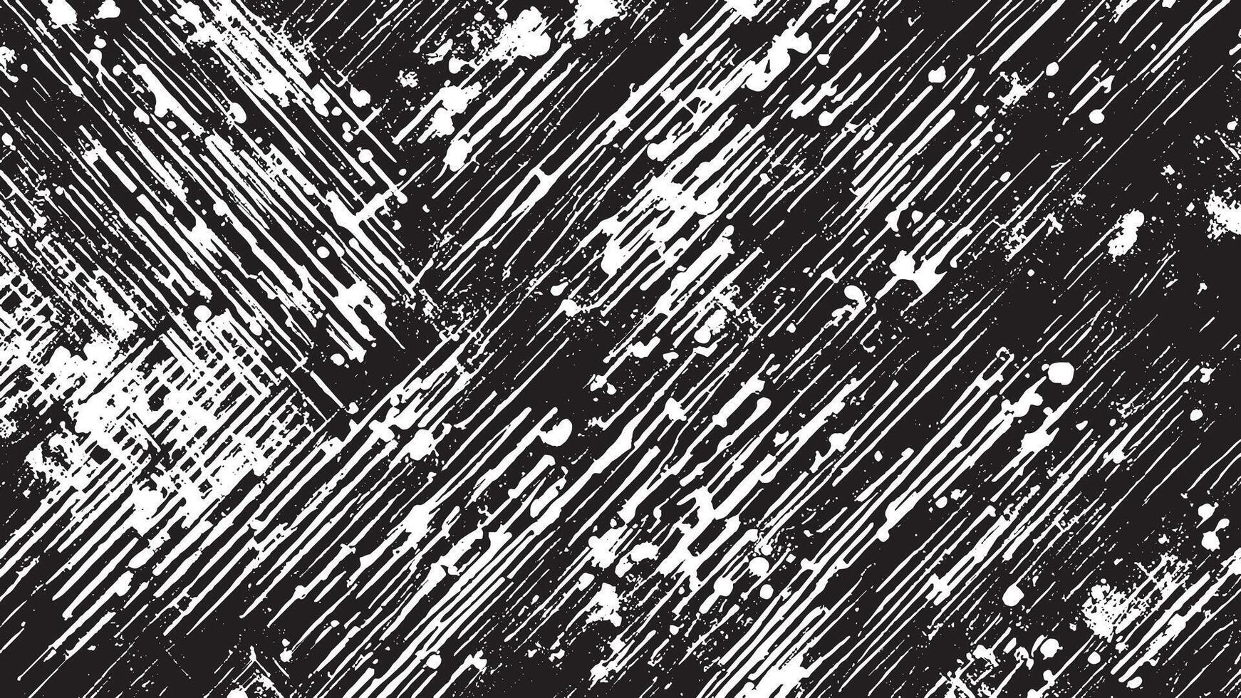 Black Grunge Style Texture on White Background for Creative Overlays vector