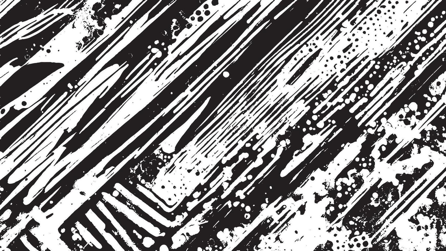Black Grunge Style Texture on White Background for Creative Overlays vector