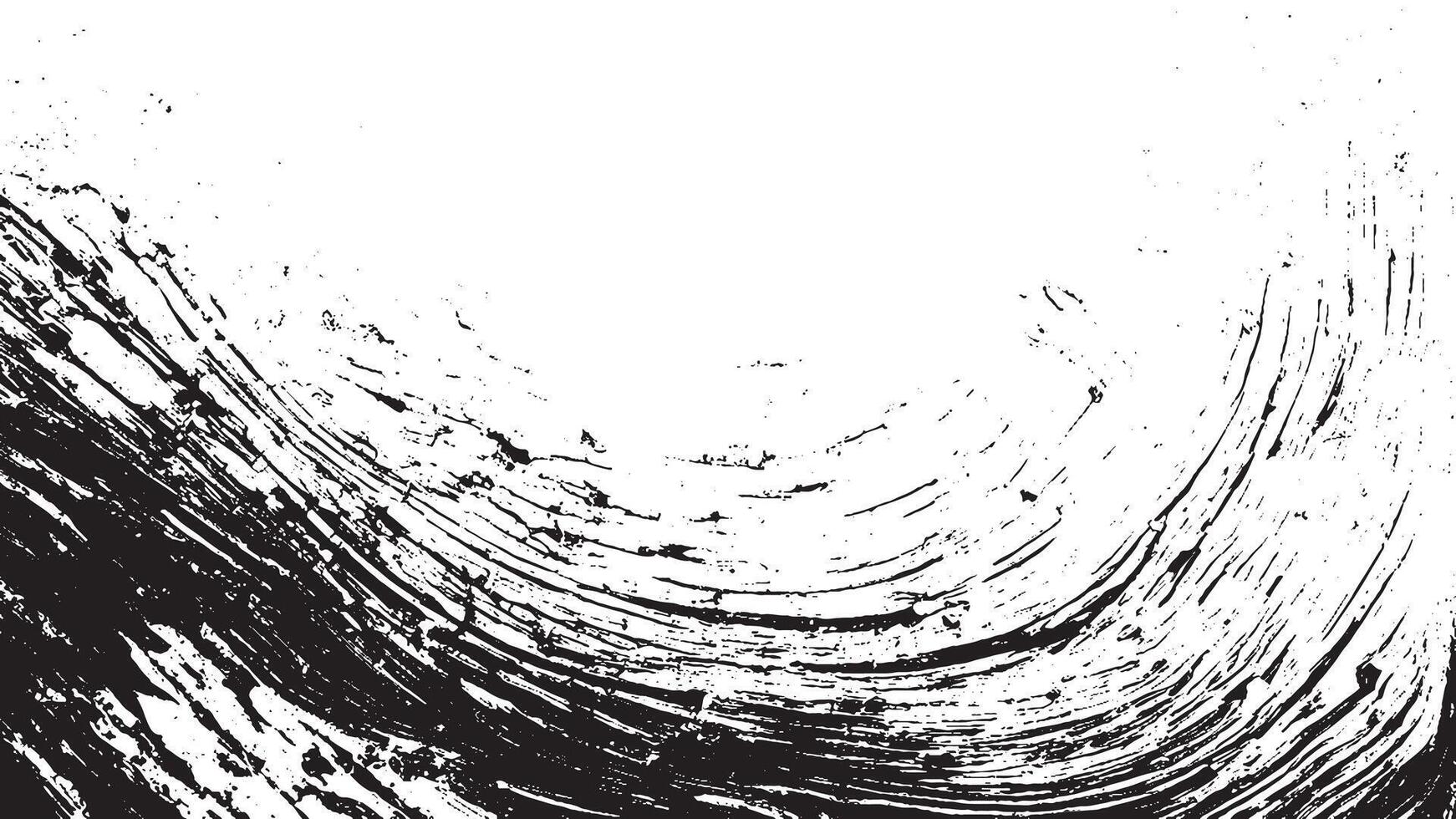 Black Grunge Style Texture on White Background for Creative Overlays vector