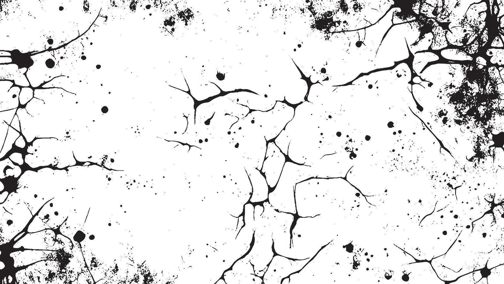 Black Grunge Style Texture on White Background for Creative Overlays vector