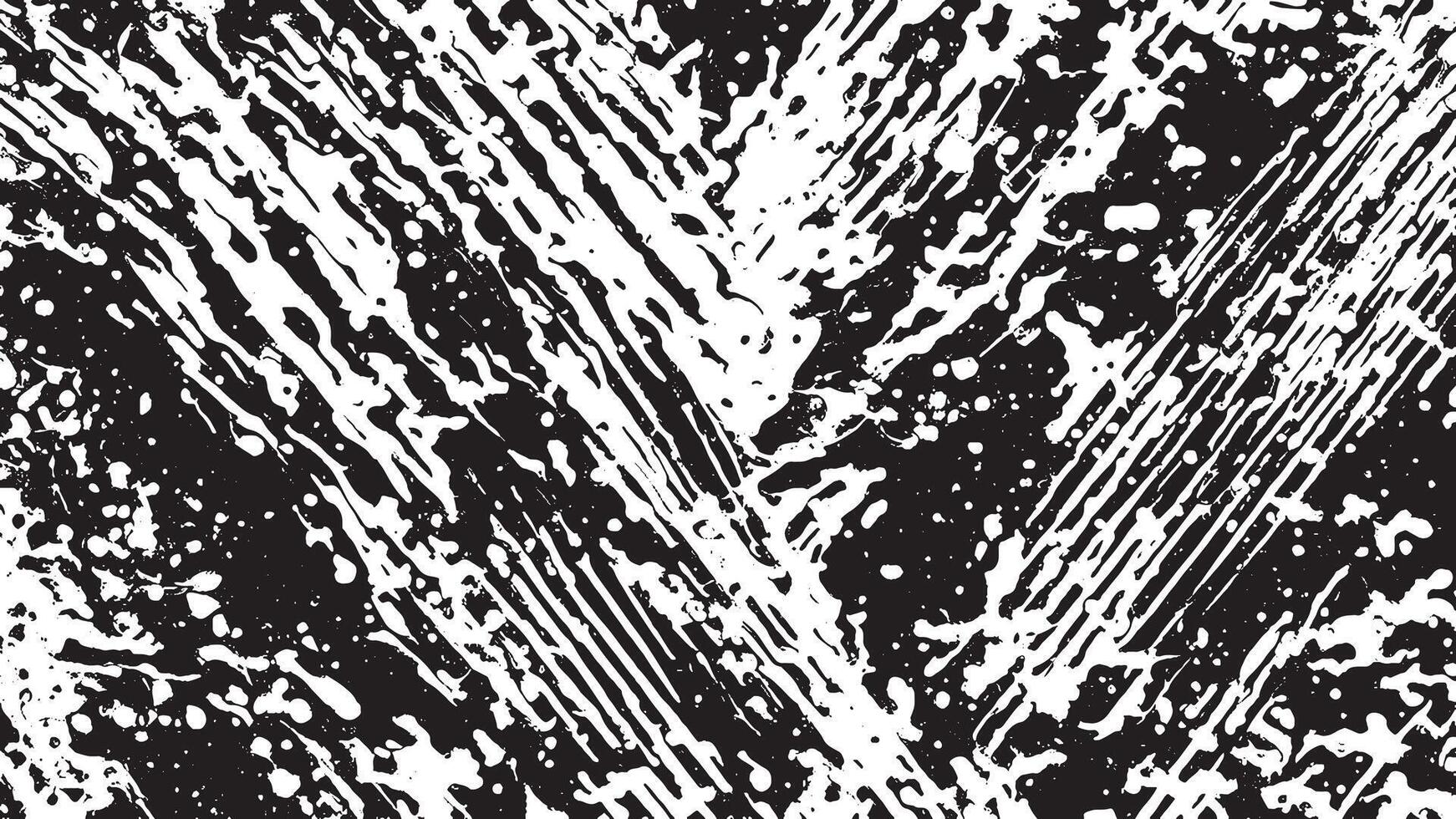 Abstract Black Grunge Texture on White Background for Overlay Designs vector
