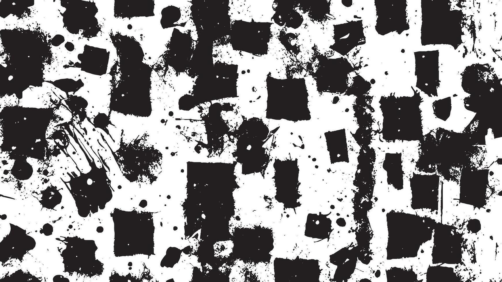 Abstract Black Grunge Texture on White Background for Overlay Designs vector
