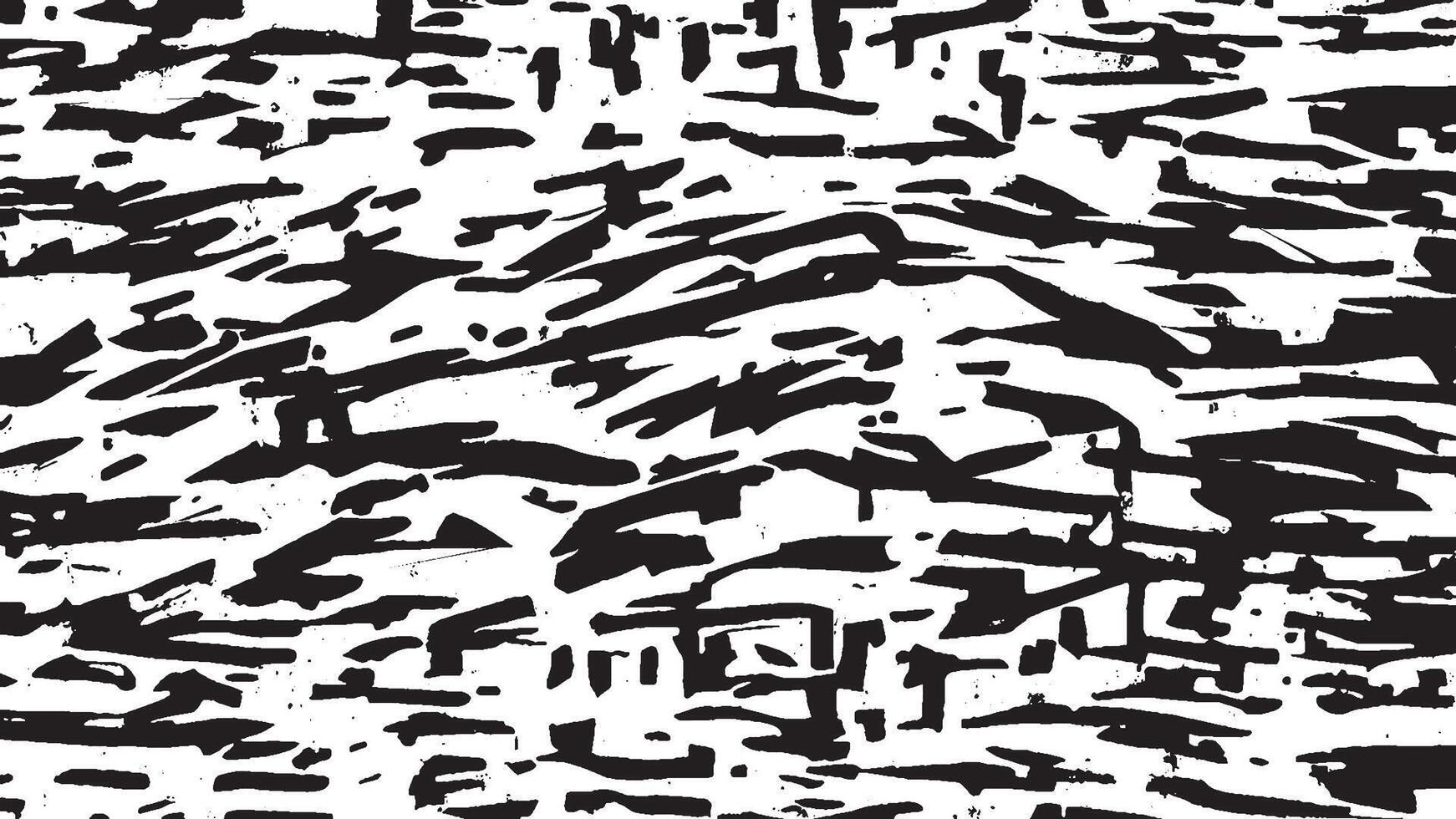 Detailed Black Grunge Texture on White Background for Textures and Overlays vector