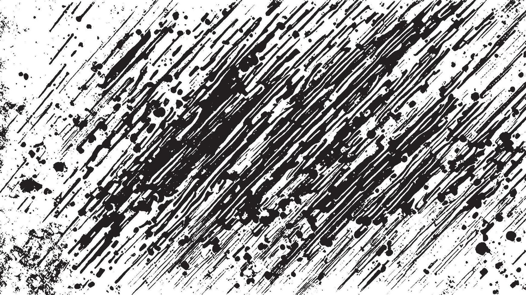 High-Resolution Black Grunge Style Art Overlay Texture for Backgrounds vector