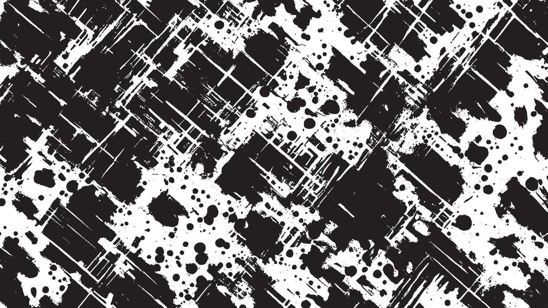 Black Grunge Effect on White Background for Textural Backgrounds vector