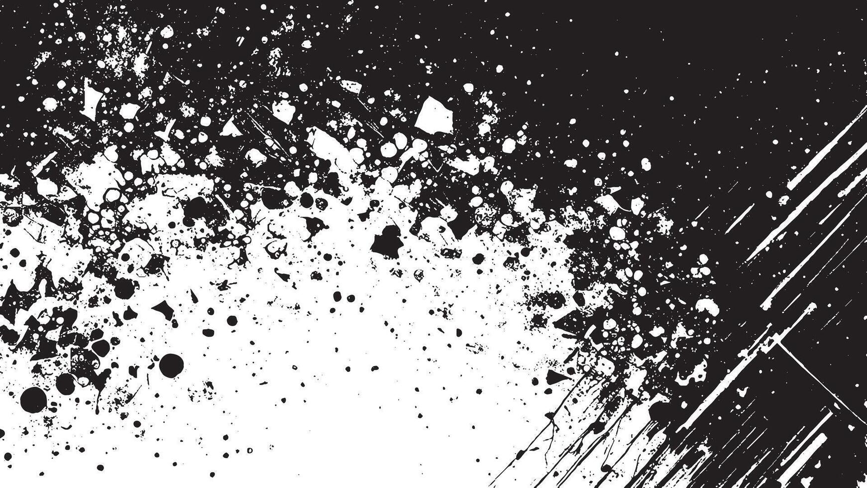 Black Grunge Effect on White Background for Textural Backgrounds vector