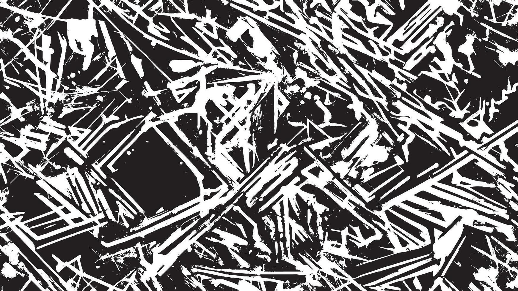 Black Grunge Effect on White Background for Textural Backgrounds vector
