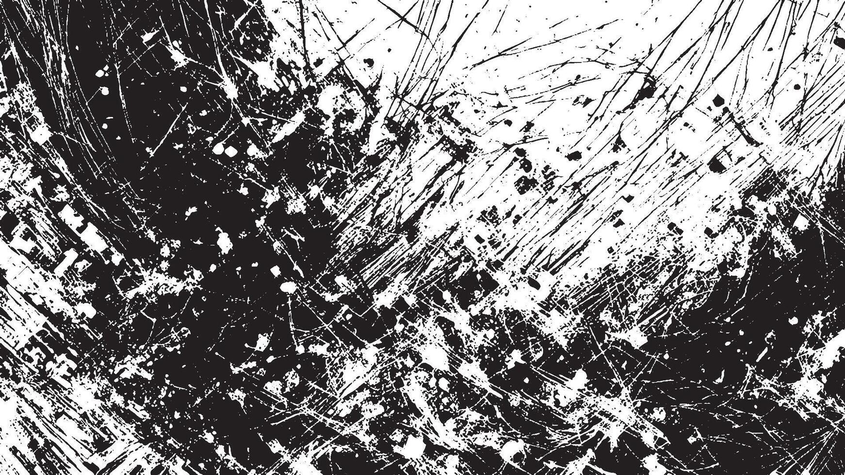 High-Resolution Black Grunge Style Art Overlay Texture for Backgrounds vector