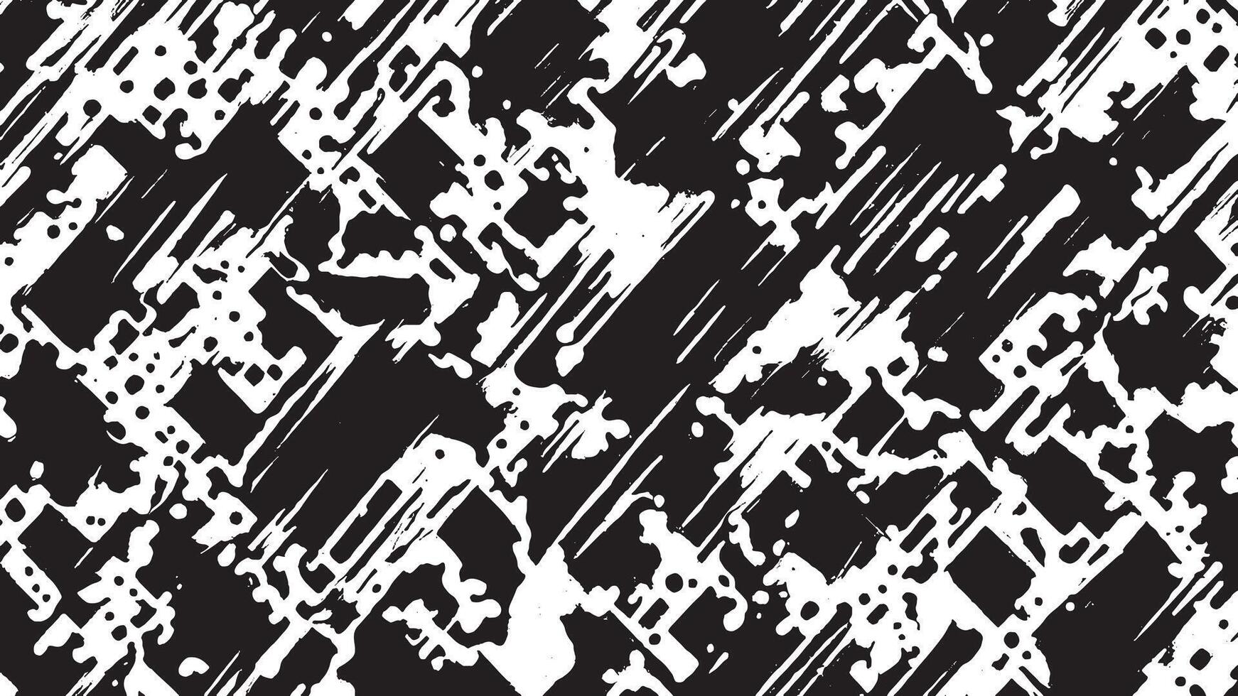 Black Grunge Effect on White Background for Textural Backgrounds vector