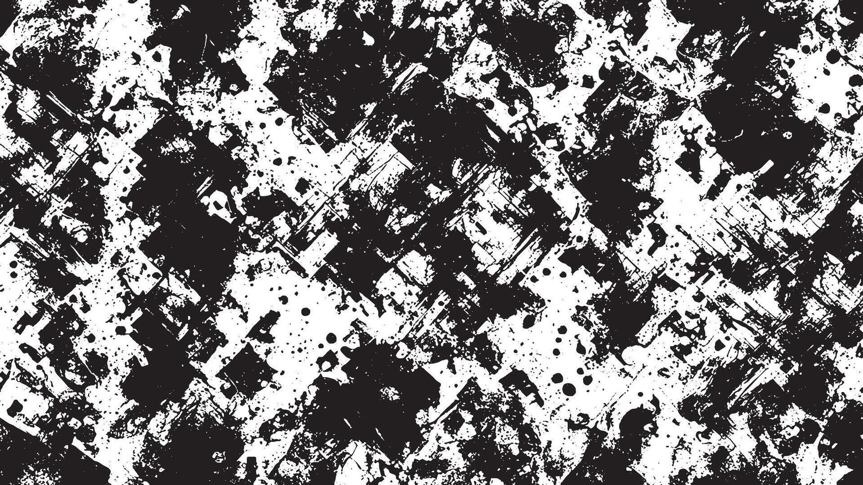 Black Grunge Effect on White Background for Textural Backgrounds vector