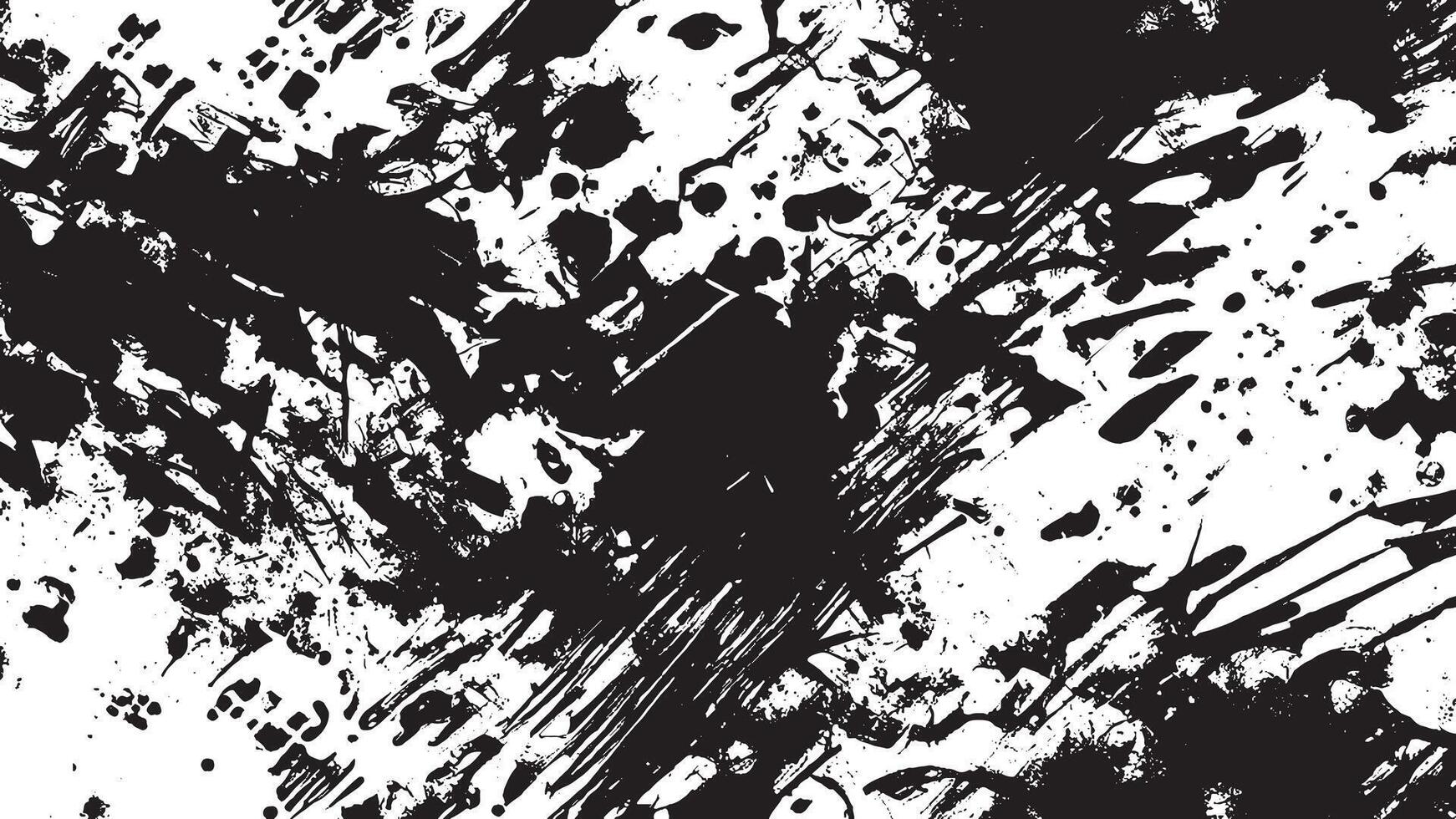 High-Resolution Black Grunge Style Art Overlay Texture for Backgrounds vector