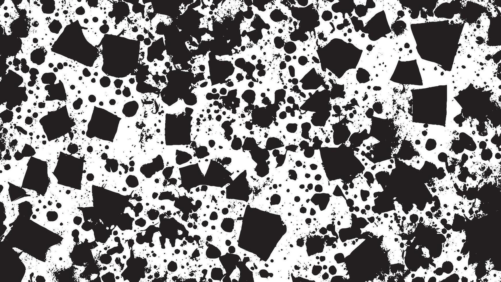Abstract Black Grunge Texture on White Background for Overlay Designs vector