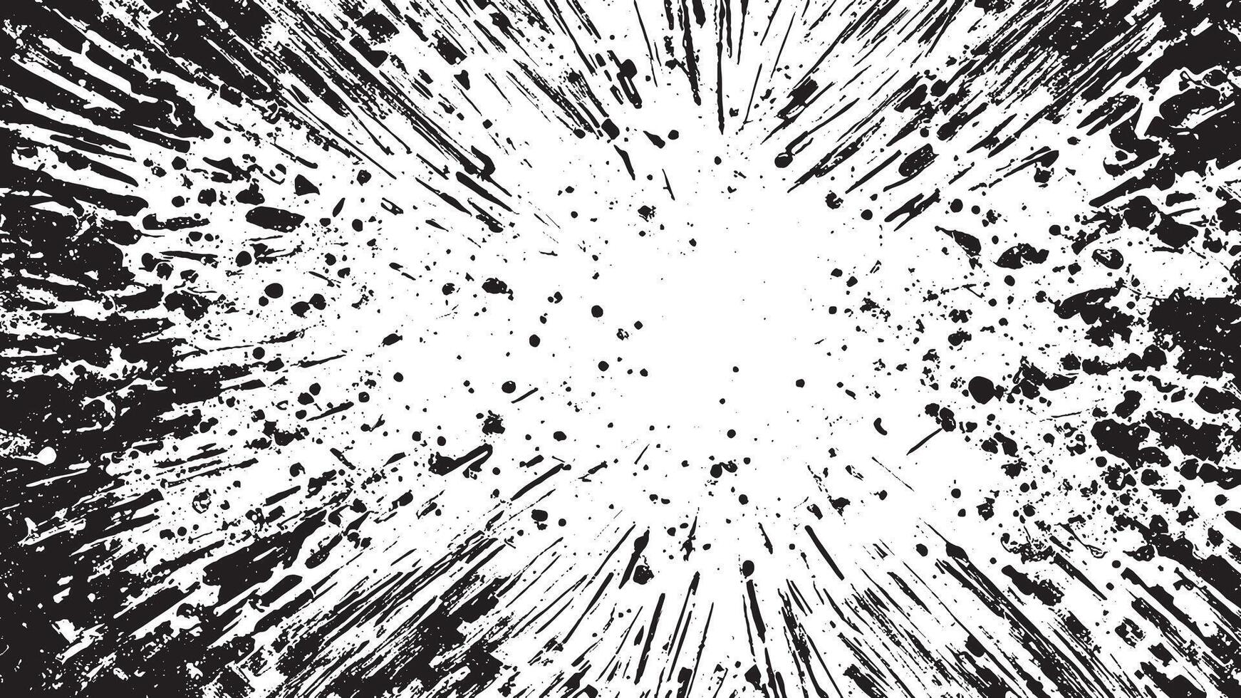 Black Grunge Effect on White Background for Textural Backgrounds vector