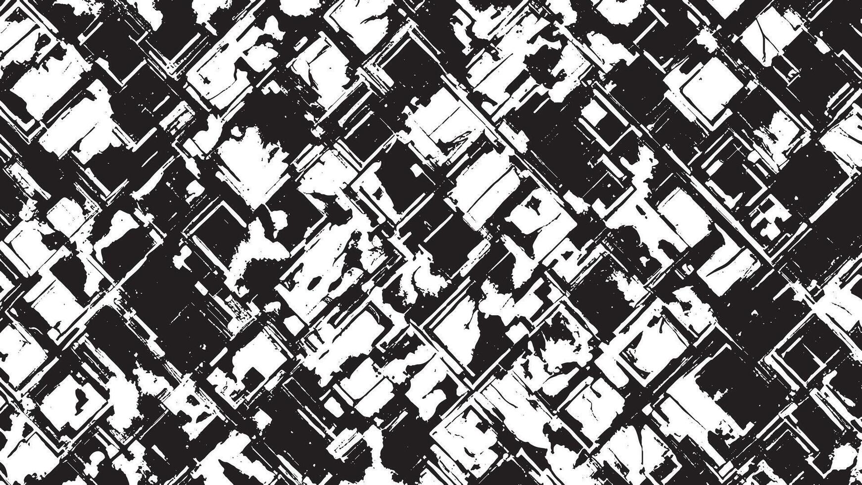 Abstract Black Grunge Texture on White Background for Overlay Designs vector