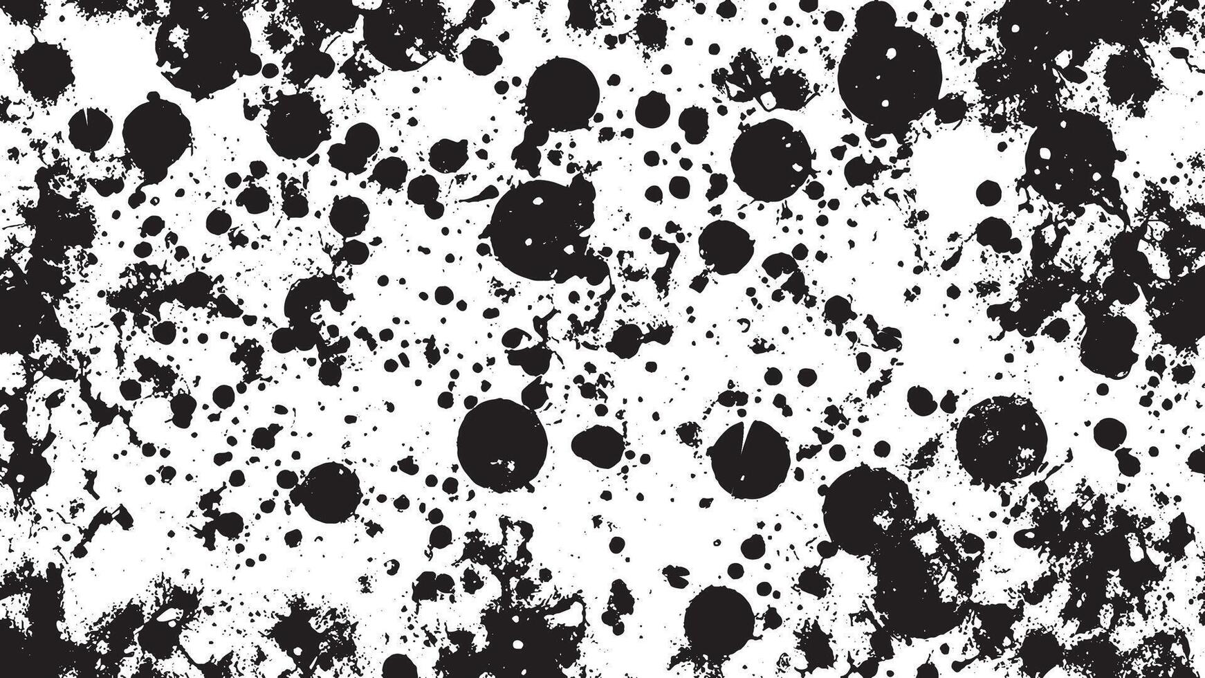 Abstract Black Grunge Texture on White Background for Overlay Designs vector