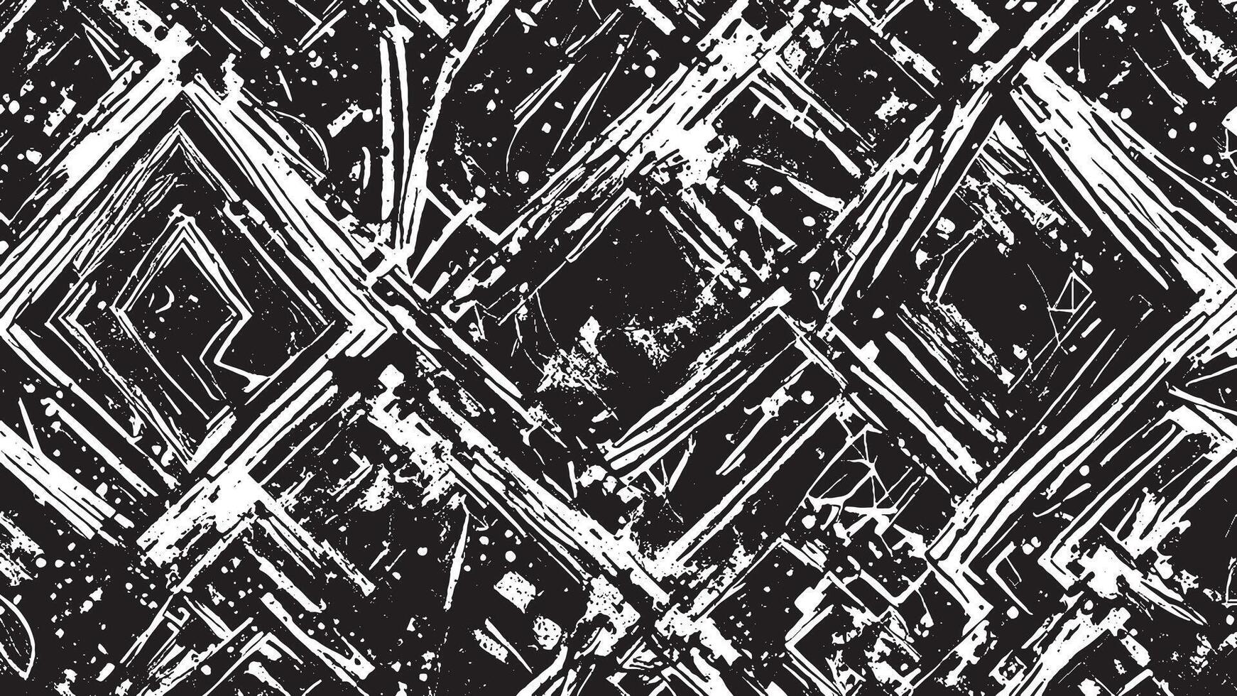 Abstract Black Grunge Texture on White Background for Overlay Designs vector