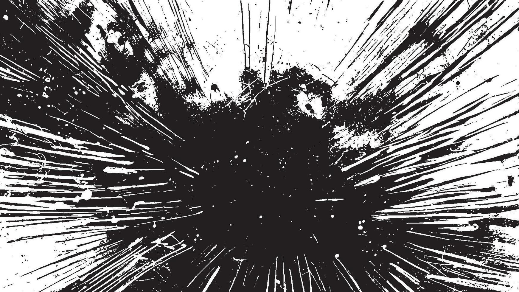 High-Resolution Black Grunge Style Art Overlay Texture for Backgrounds vector