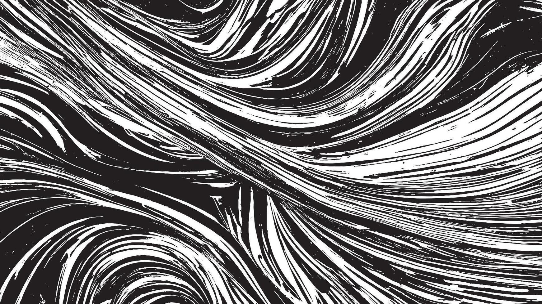 Black and White Grunge Texture for Backgrounds and Overlay vector