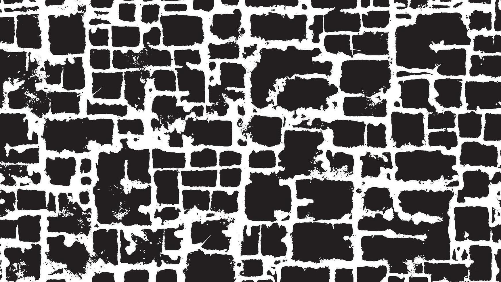 White Background with Monochrome Black Grunge Effect for Overlay Textures vector