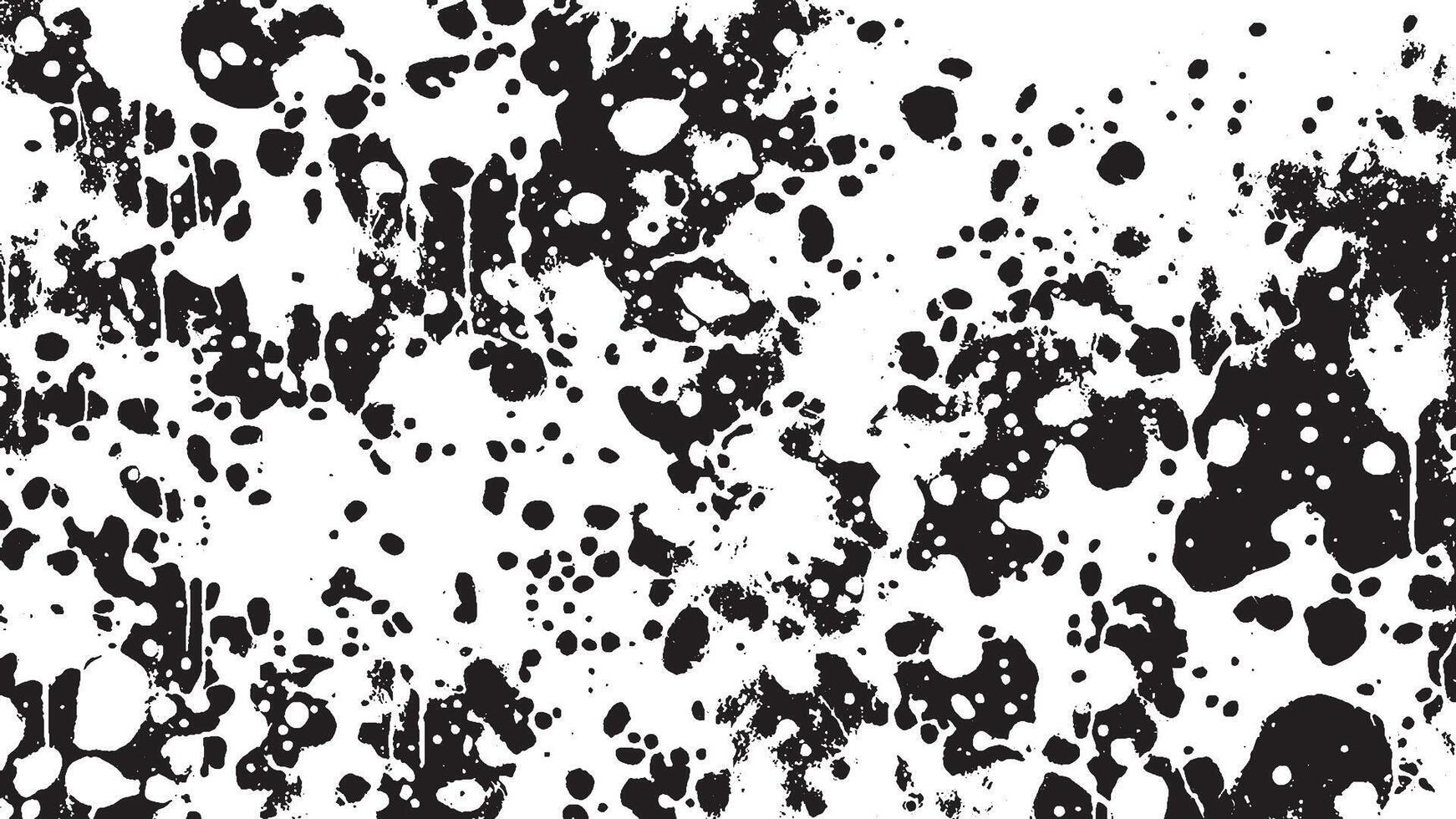 Monochrome Black Grunge Overlay Texture for Background Design vector