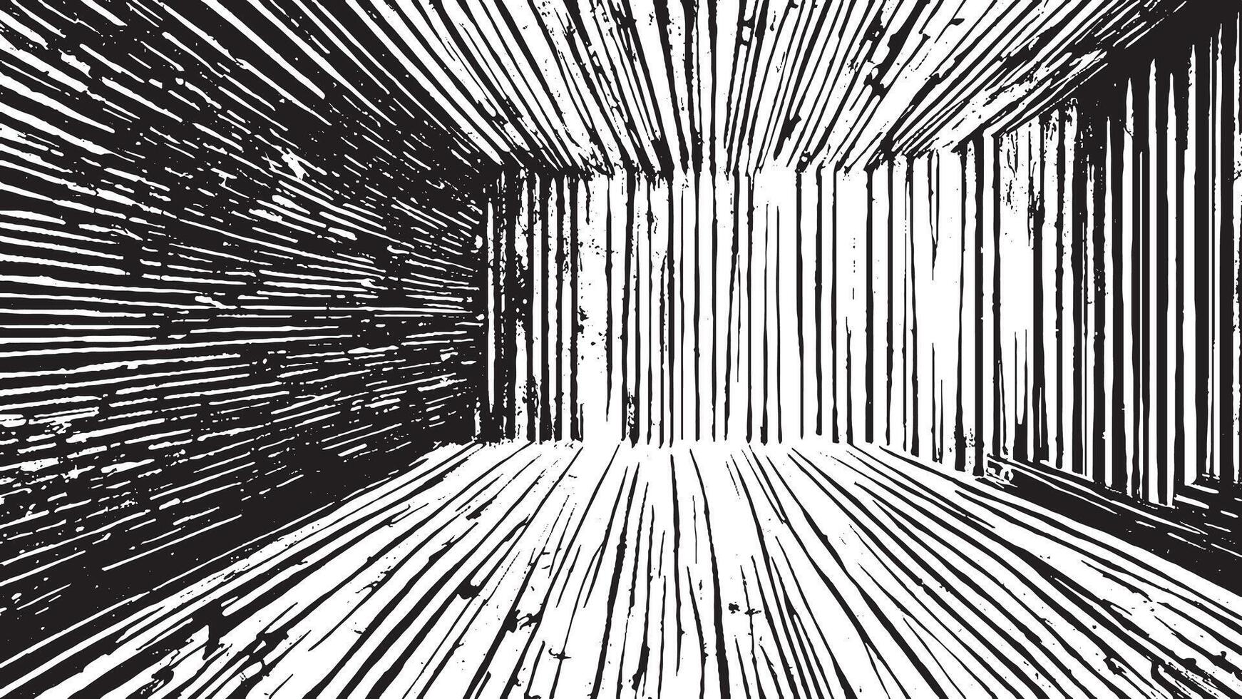 Black and White Grunge Texture for Backgrounds and Overlay vector