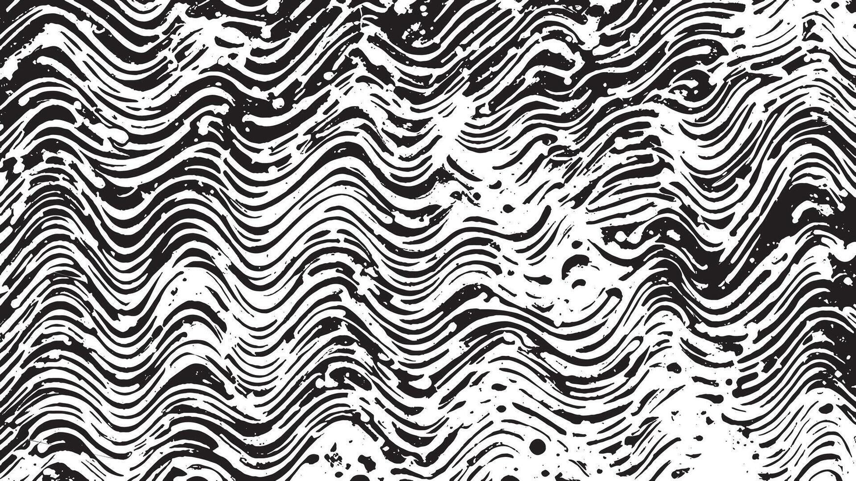 Black and White Grunge Texture for Backgrounds and Overlay vector