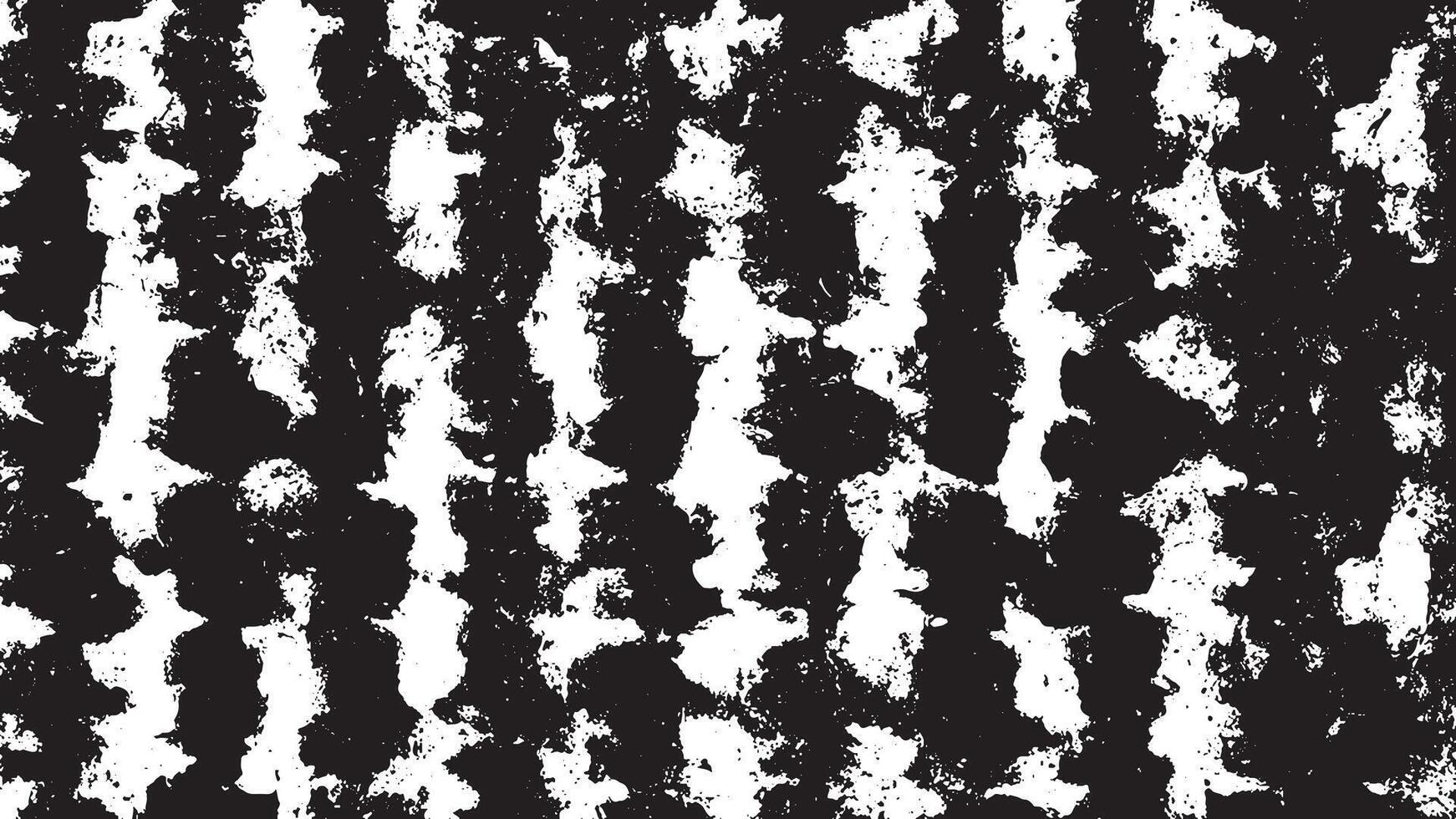 Black Monochrome Grunge Texture on White Background for Background Art vector