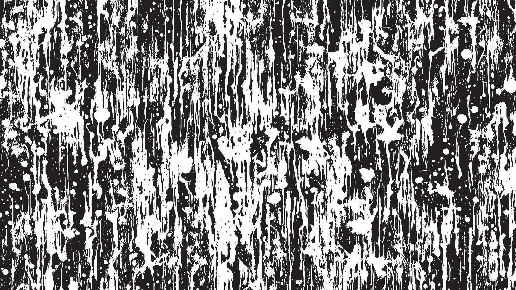 White Background with Monochrome Black Grunge Effect for Overlay Textures vector