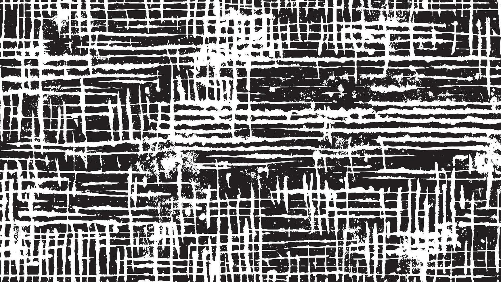 White Background with Monochrome Black Grunge Effect for Overlay Textures vector