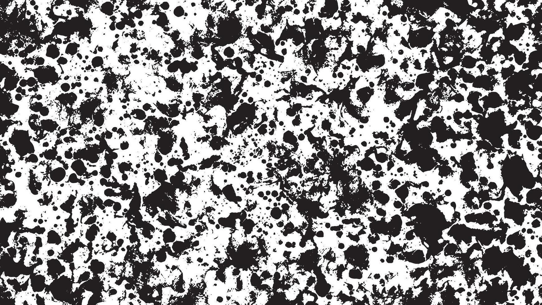 White Background with Monochrome Black Grunge Effect for Overlay Textures vector