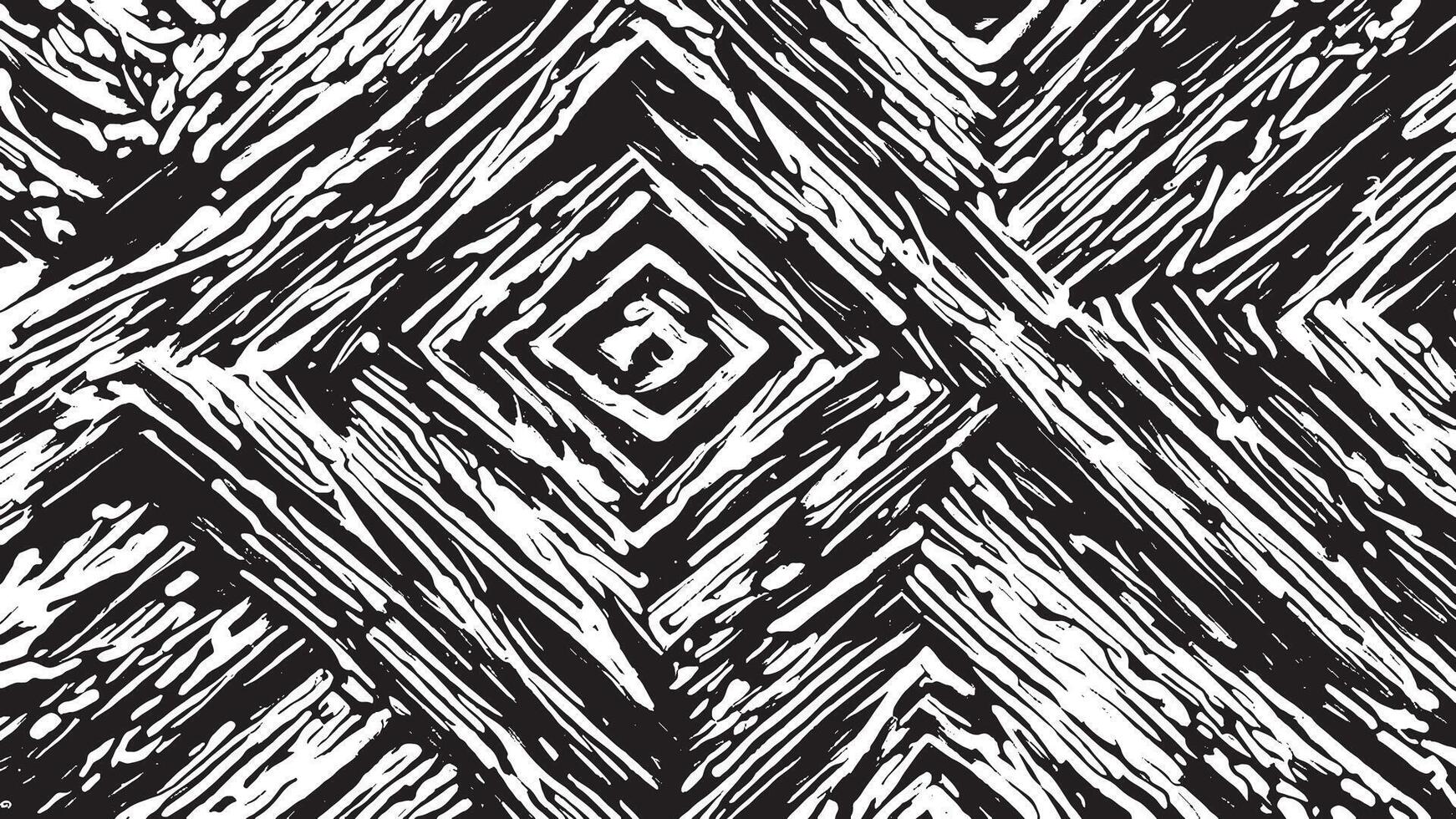 White Background with Monochrome Black Grunge Effect for Overlay Textures vector