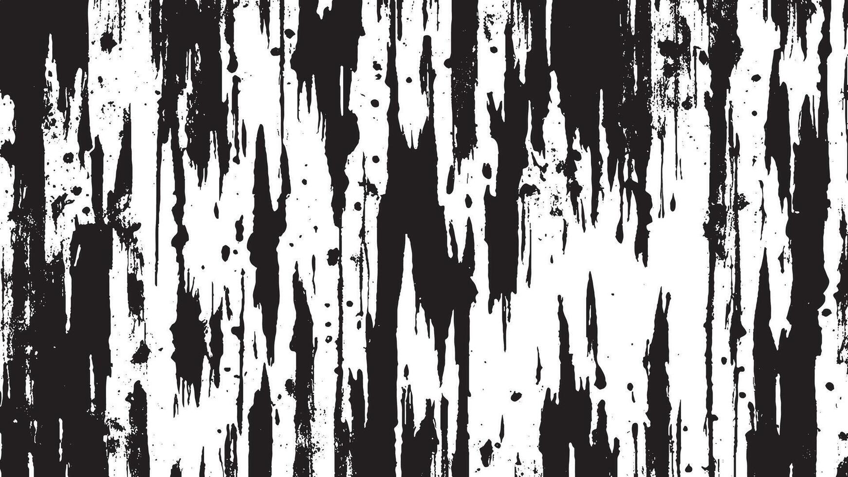 Black and White Grunge Texture for Backgrounds and Overlay vector