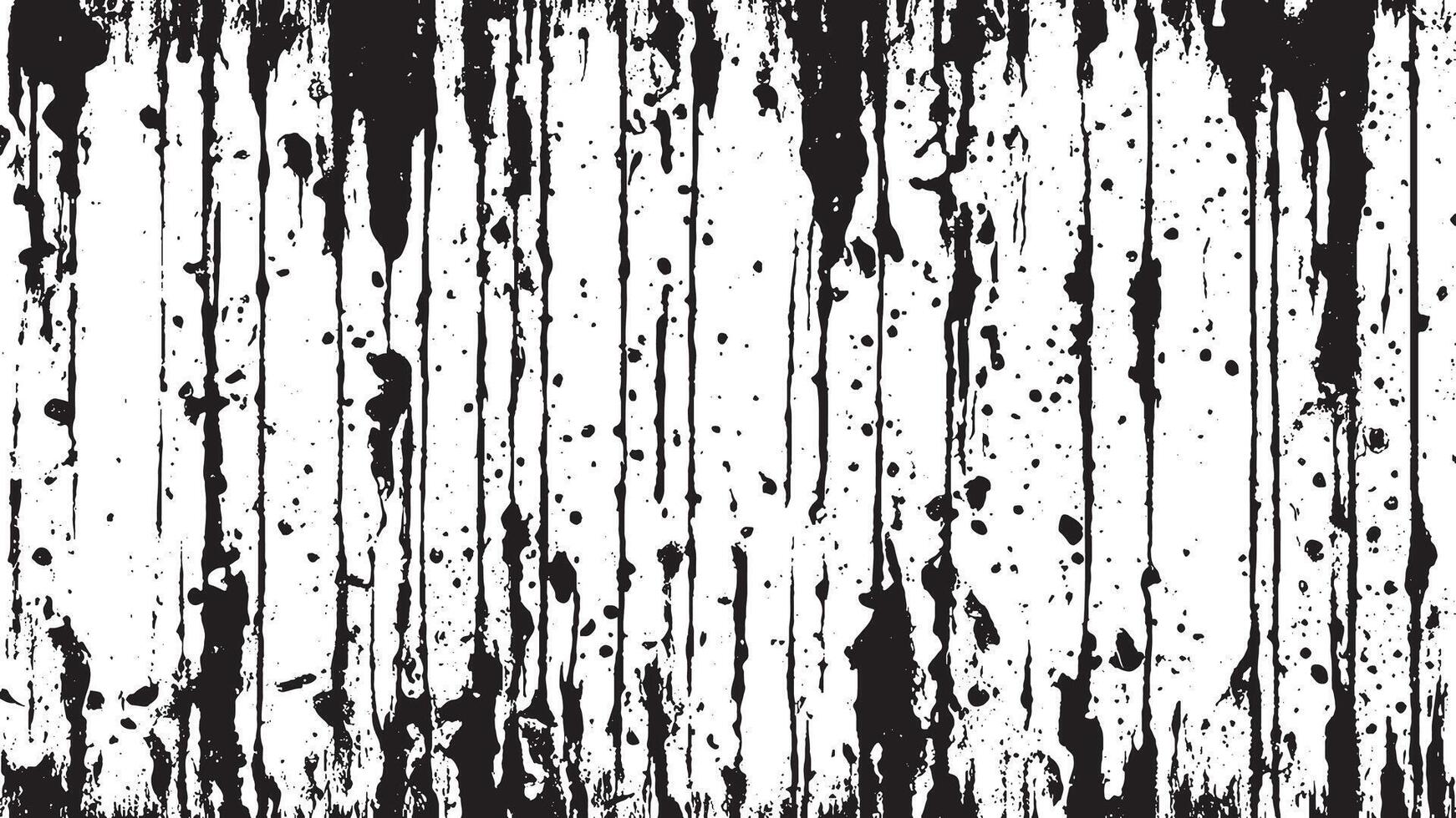 Black Monochrome Grunge Texture on White Background for Background Art vector