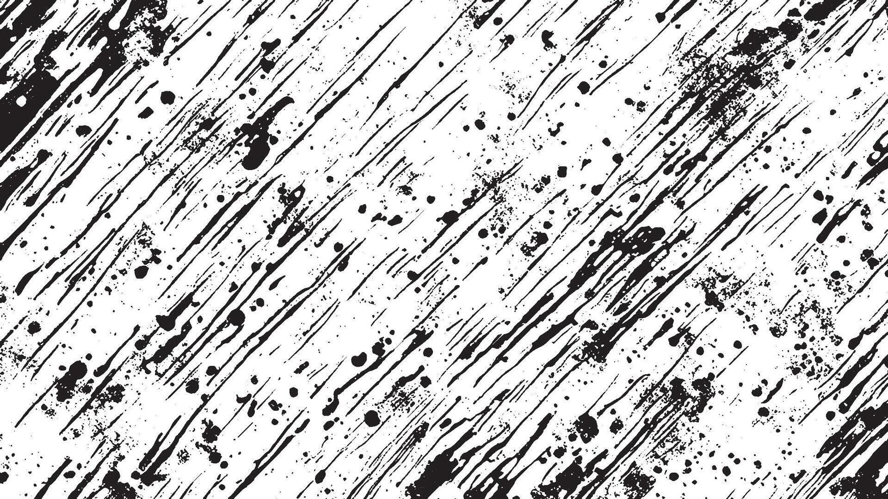 Monochrome Black Grunge Overlay Texture for Background Design vector