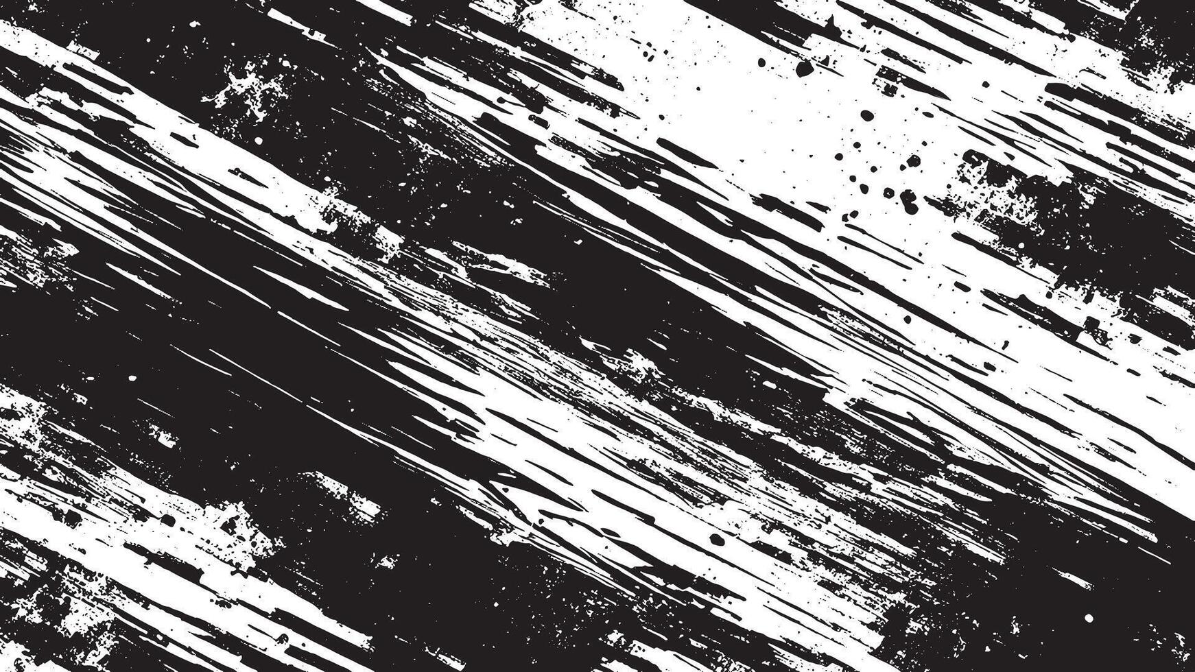 Black and White Grunge Texture for Backgrounds and Overlay vector