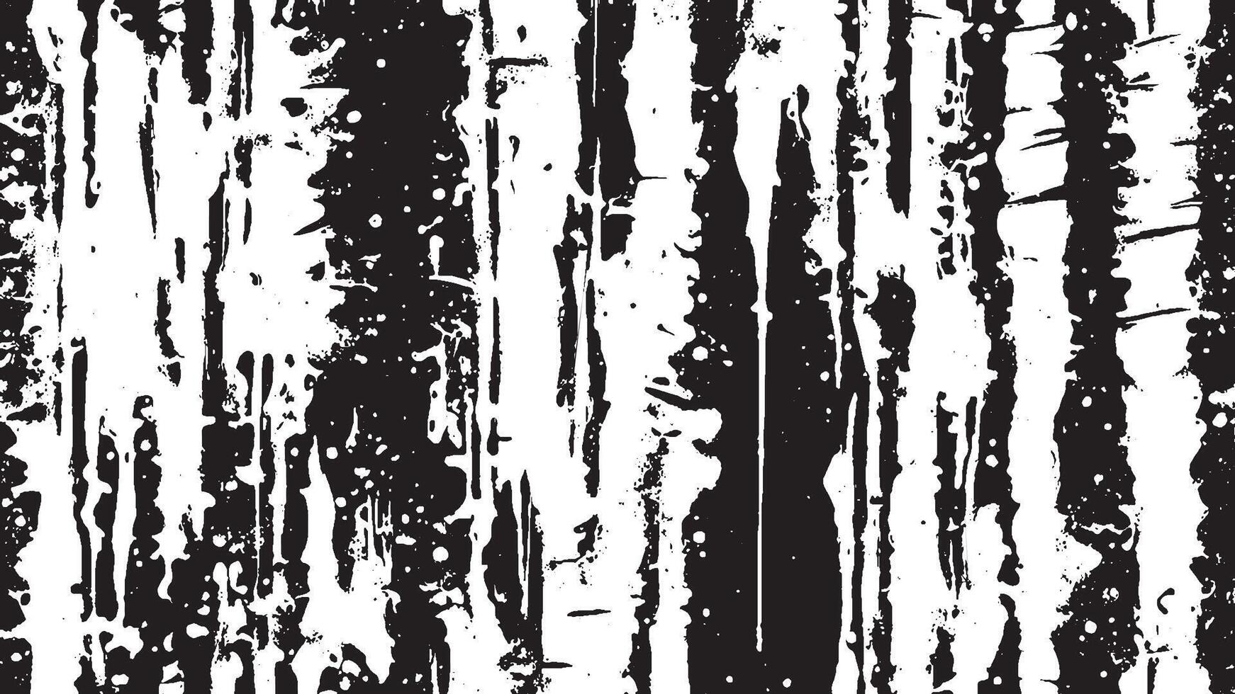 Monochrome Black Grunge Overlay Texture for Background Design vector